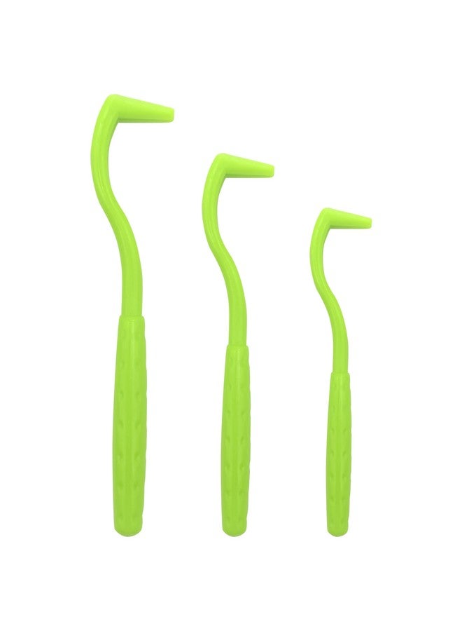 Quacc 3 PCS Tick Remover Tool, Plastic Painlessly Tick Remover Portable for Dogs Cats Humans (Green) - Image 1